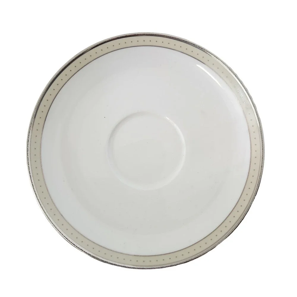 Tea‎ Cup & Saucer Set Cameroon Sand By Noritake Porcelain Dinnerware